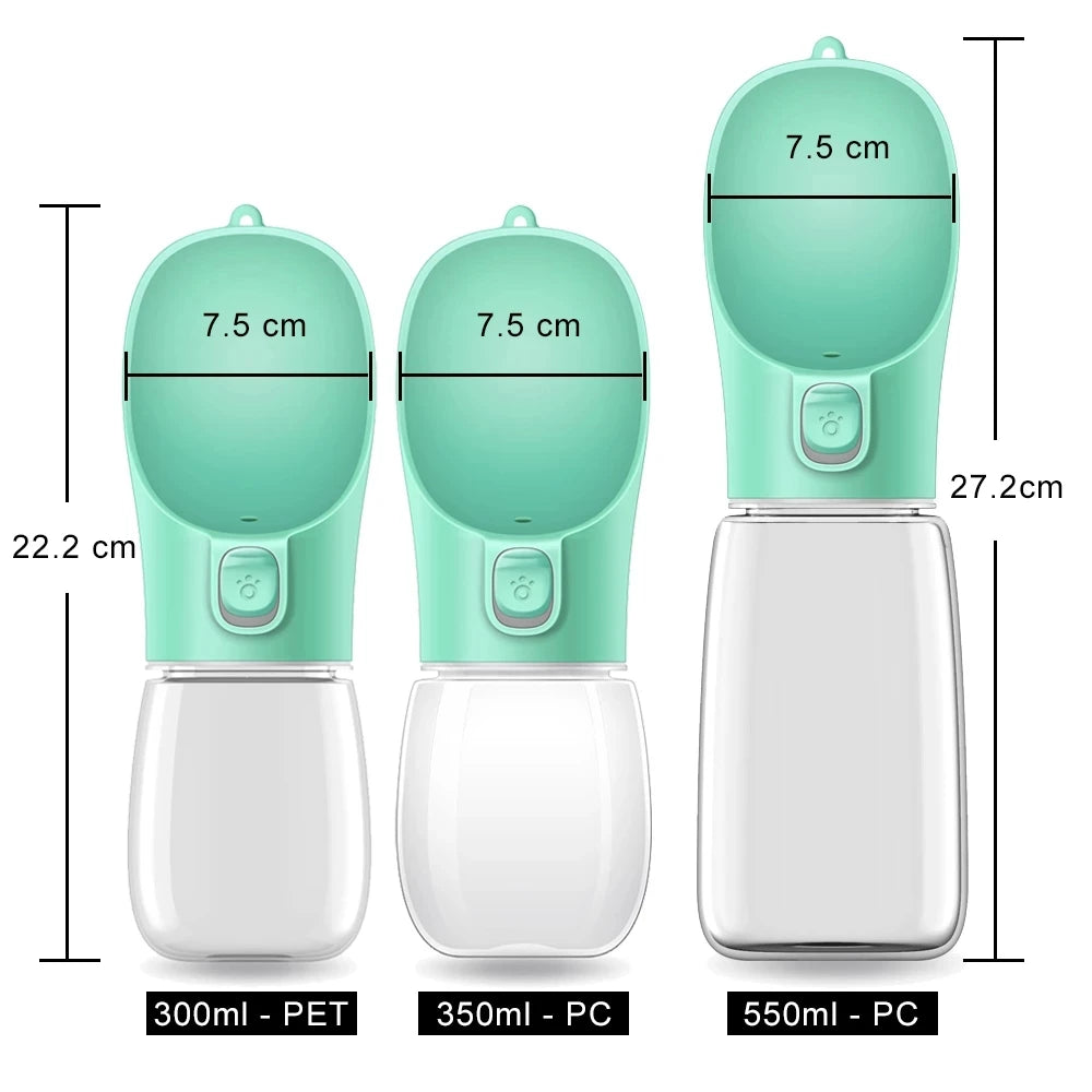 Portable Dog Water Bottle For Small/Large Dogs & Cats